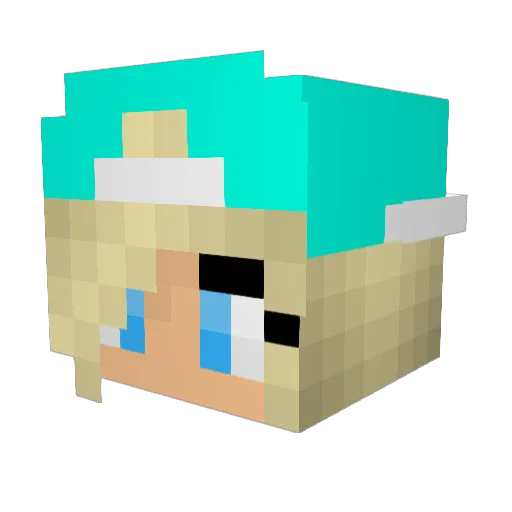 ph4tl3wt Minecraft avatar head, 3D render