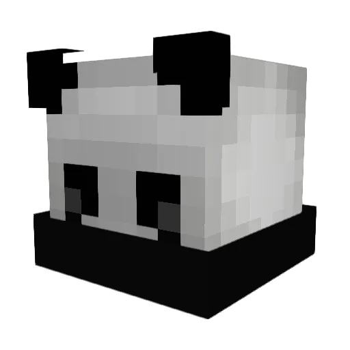 phaanda Minecraft avatar head, 3D render