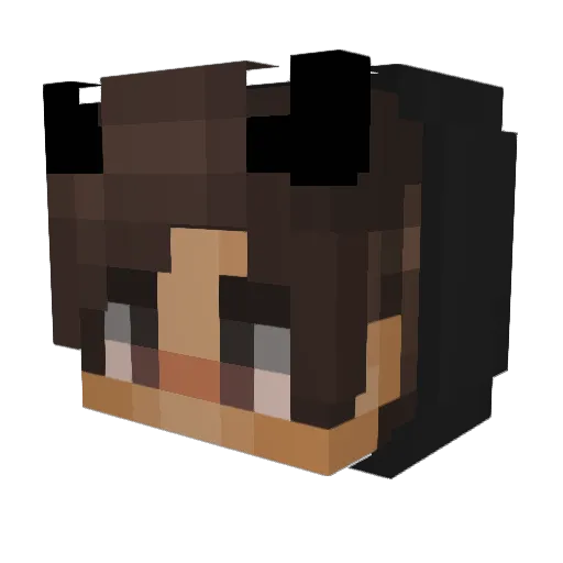 phaelvarela Minecraft avatar head, 3D render