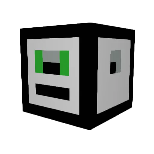 phage2190 Minecraft avatar head, 3D render
