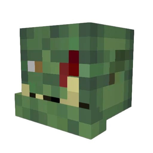 phanaton Minecraft avatar head, 3D render