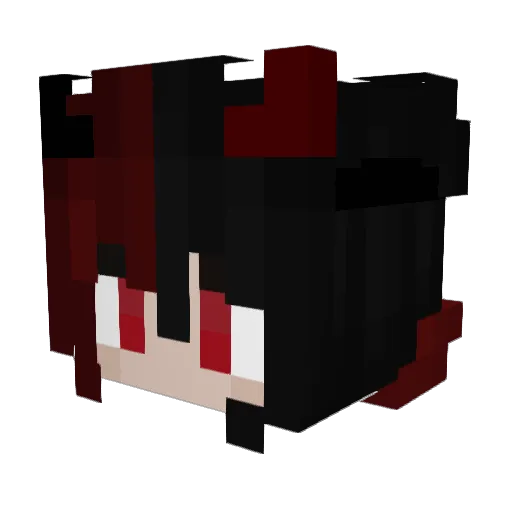 phanders Minecraft avatar head, 3D render