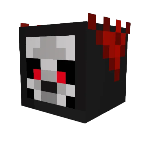 phant0mrage Minecraft avatar head, 3D render