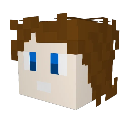 phantm56 Minecraft avatar head, 3D render