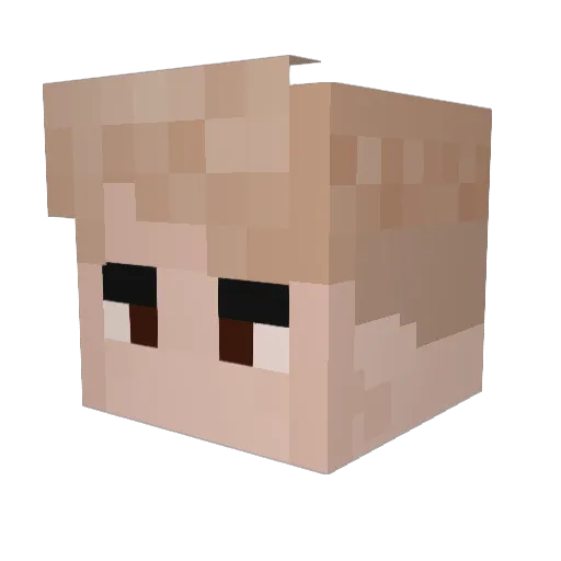 phantom1o5 Minecraft avatar head, 3D render