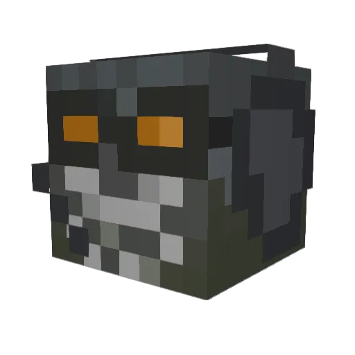 phantom5710 Minecraft avatar head, 3D render