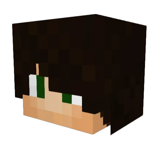 phantom7895 Minecraft avatar head, 3D render