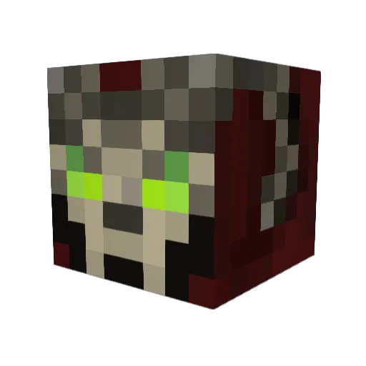 phantom_fx Minecraft avatar head, 3D render