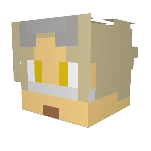 phantomgamer96 Minecraft avatar head, 3D render