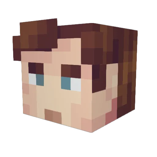 phantoms83 Minecraft avatar head, 3D render