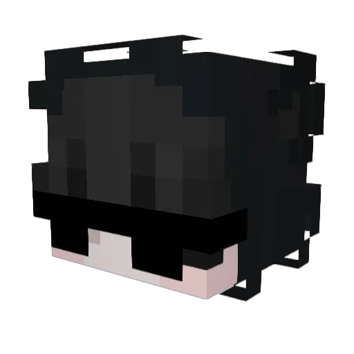 phantomsidee Minecraft avatar head, 3D render