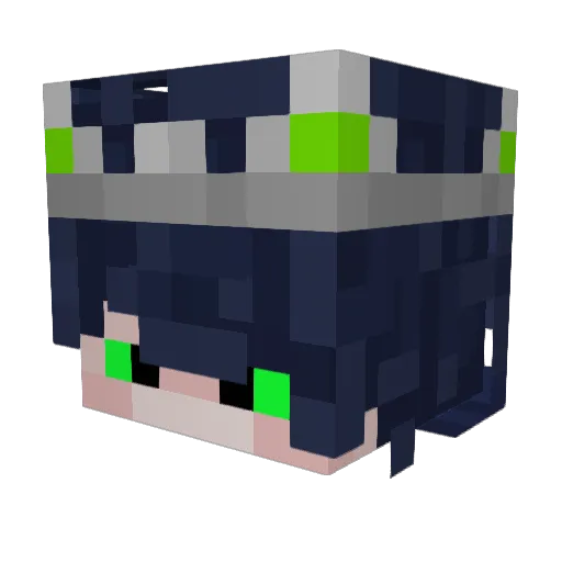 phantomslayer09 Minecraft avatar head, 3D render