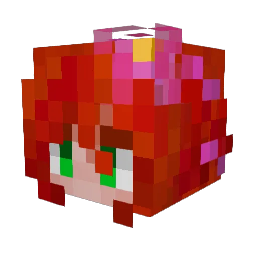 phantomtobi Minecraft avatar head, 3D render