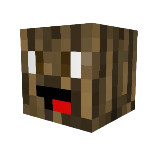 phao49 Minecraft avatar head, 3D render