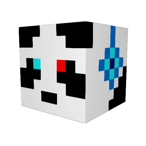 pharaX_97 Minecraft avatar head, 3D render