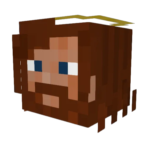 phaseisamyth Minecraft avatar head, 3D render