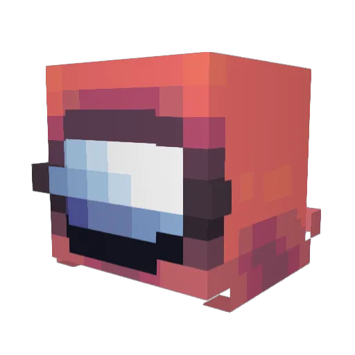 phasmix Minecraft avatar head, 3D render