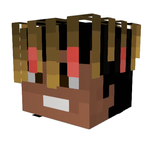 phat4lyfe Minecraft avatar head, 3D render