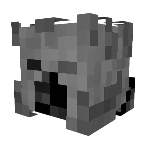 phatty204 Minecraft avatar head, 3D render
