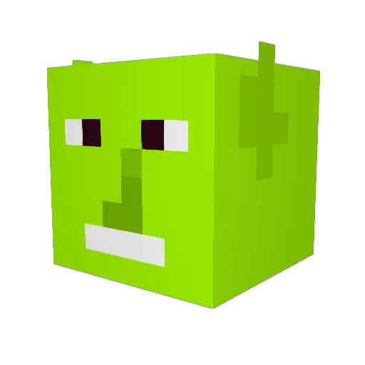 pheebs20 Minecraft avatar head, 3D render