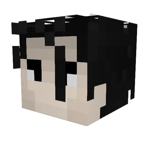 phenexzlol Minecraft avatar head, 3D render