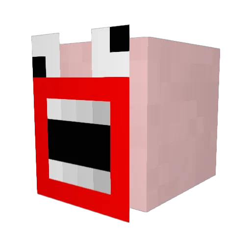 pherce Minecraft avatar head, 3D render