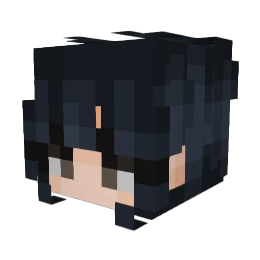 phhgz Minecraft avatar head, 3D render