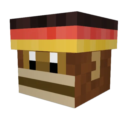 phhr530 Minecraft avatar head, 3D render