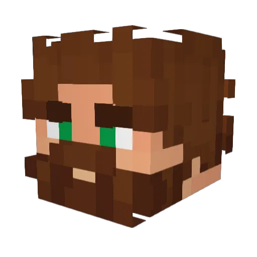 phi0521 Minecraft avatar head, 3D render