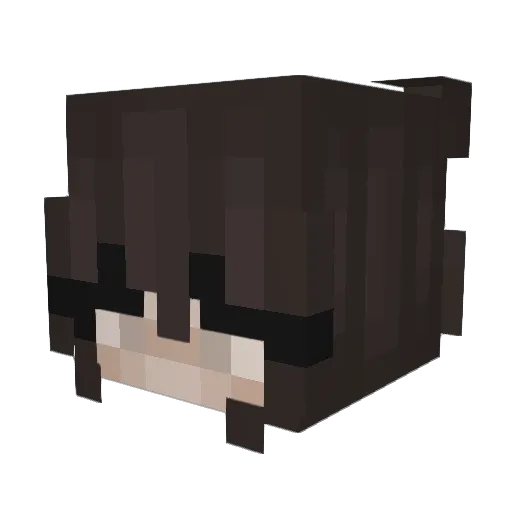 phi1eine Minecraft avatar head, 3D render