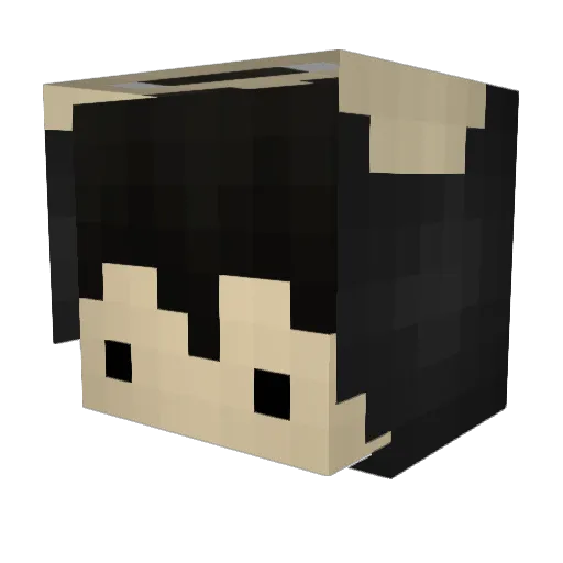 phiimo Minecraft avatar head, 3D render