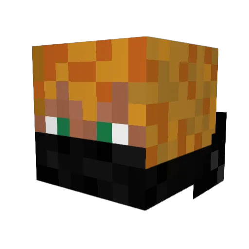phil035 Minecraft avatar head, 3D render