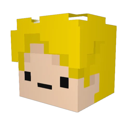 phil669 Minecraft avatar head, 3D render