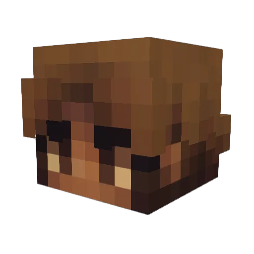 philbertman42 Minecraft avatar head, 3D render