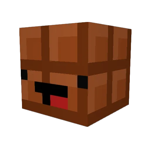 philheartless Minecraft avatar head, 3D render