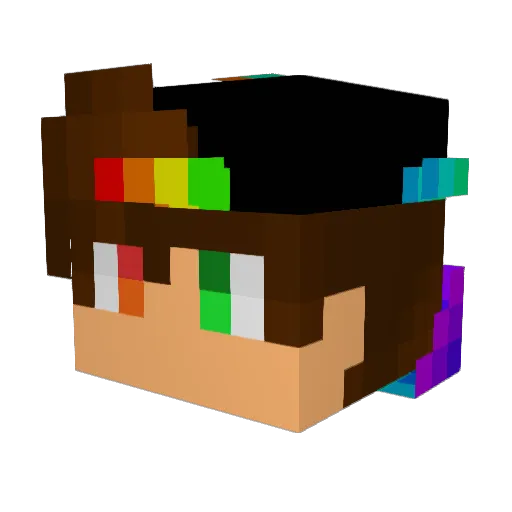 philipdearest Minecraft avatar head, 3D render