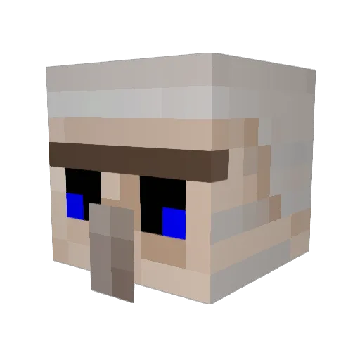 philippw31 Minecraft avatar head, 3D render