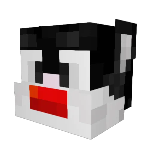 philipscoot Minecraft avatar head, 3D render