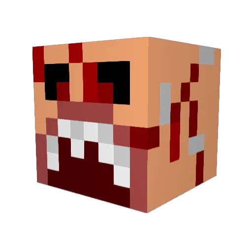 phillip26401200 Minecraft avatar head, 3D render
