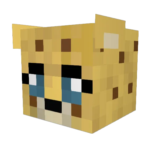 phillipelliott Minecraft avatar head, 3D render