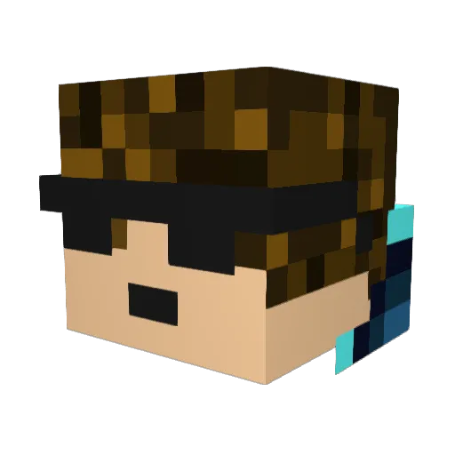 phillydude5 Minecraft avatar head, 3D render