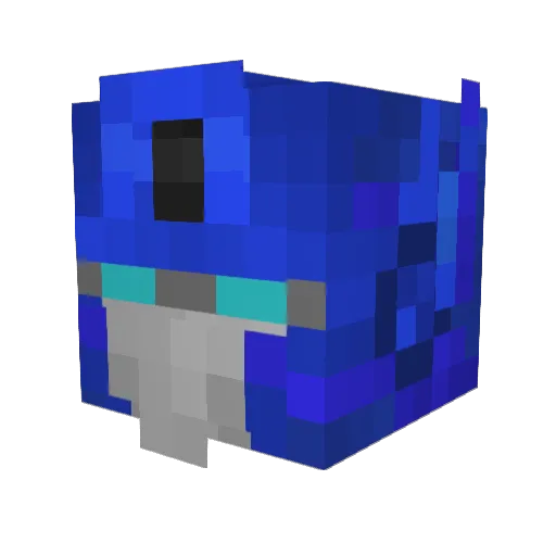 philsonic Minecraft avatar head, 3D render