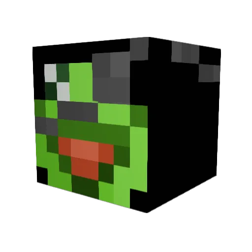 philtheshaman Minecraft avatar head, 3D render