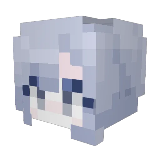 phinzz Minecraft avatar head, 3D render
