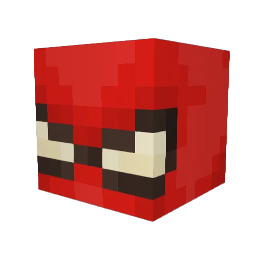 phionexx Minecraft avatar head, 3D render