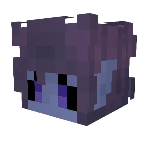 phipd Minecraft avatar head, 3D render