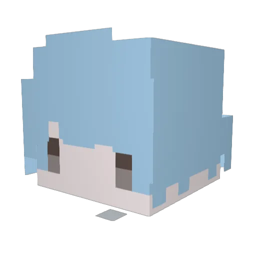 phiynh Minecraft avatar head, 3D render