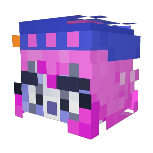 phocidae31 Minecraft avatar head, 3D render