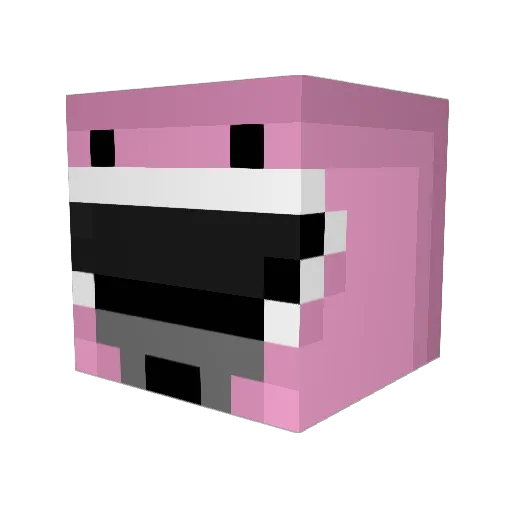 phoebs123 Minecraft avatar head, 3D render