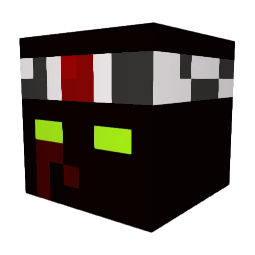 phoenix2023 Minecraft avatar head, 3D render